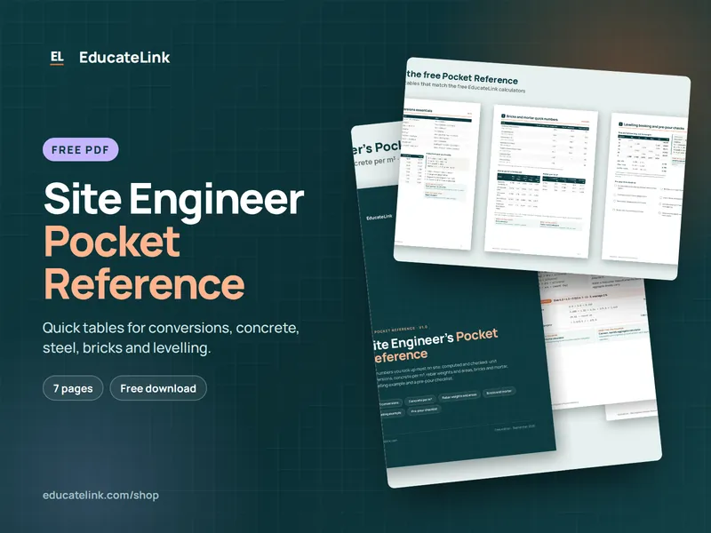 Site Engineer Pocket Reference