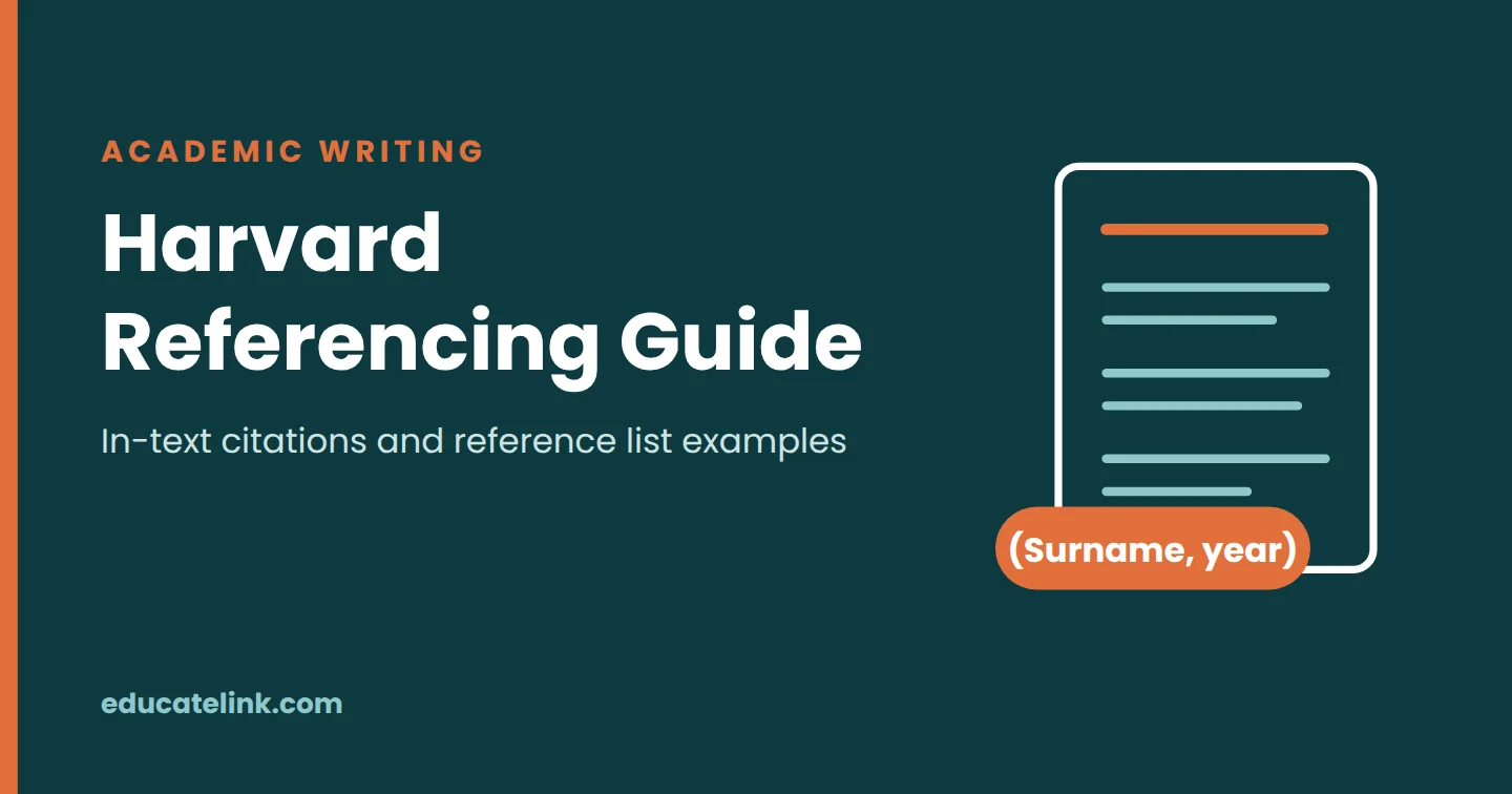 Harvard Referencing Guide: In-Text Citations and Reference List Examples