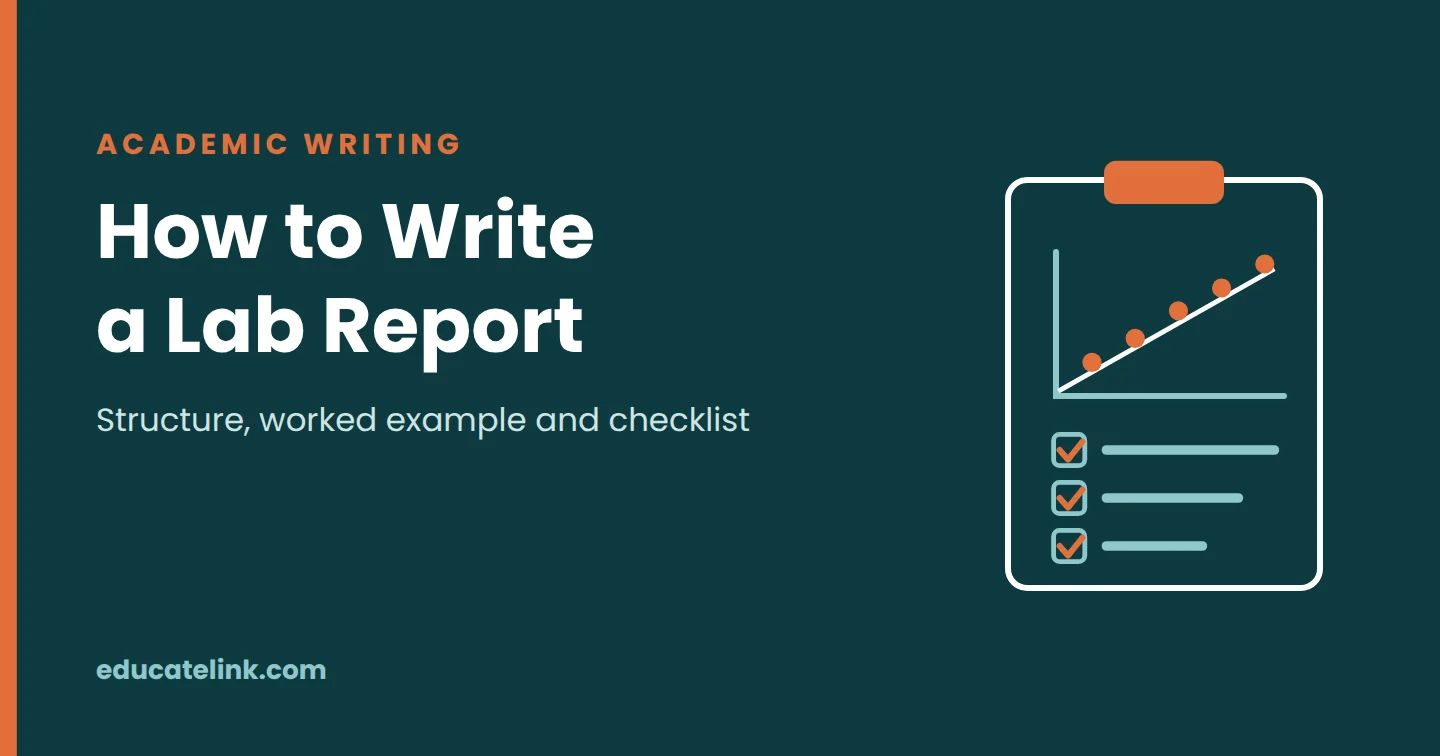 How to Write a Lab Report: Structure, Worked Example and Checklist
